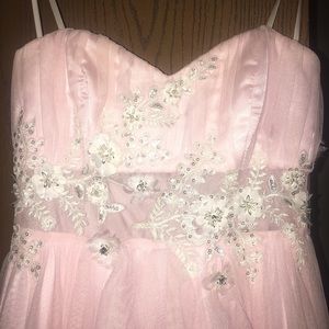 Pink prom dress